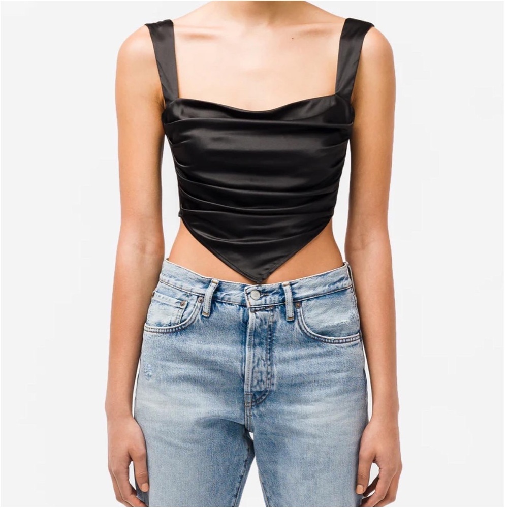 Miaou Tati Top in Black - Picture 4 of 9